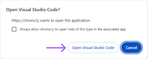 open Visual Studio Code